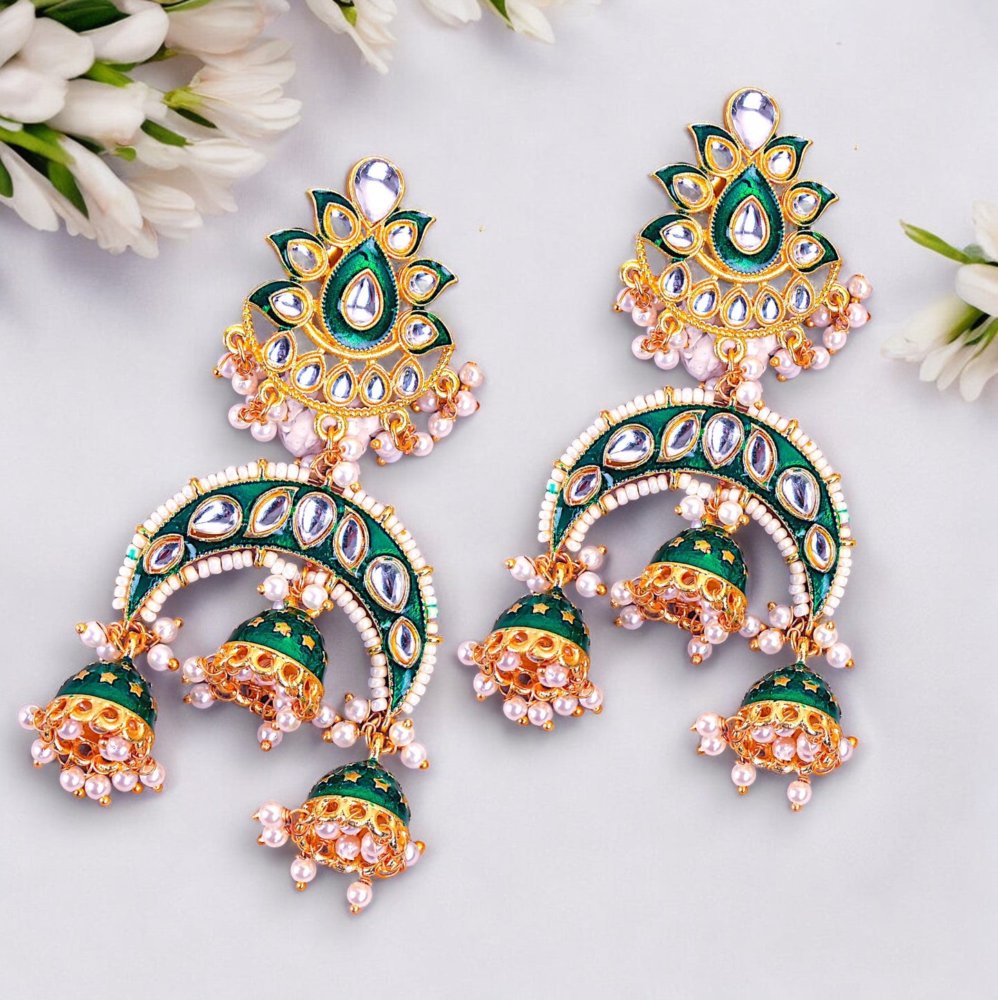 GREEN CYNTHIA EARRING