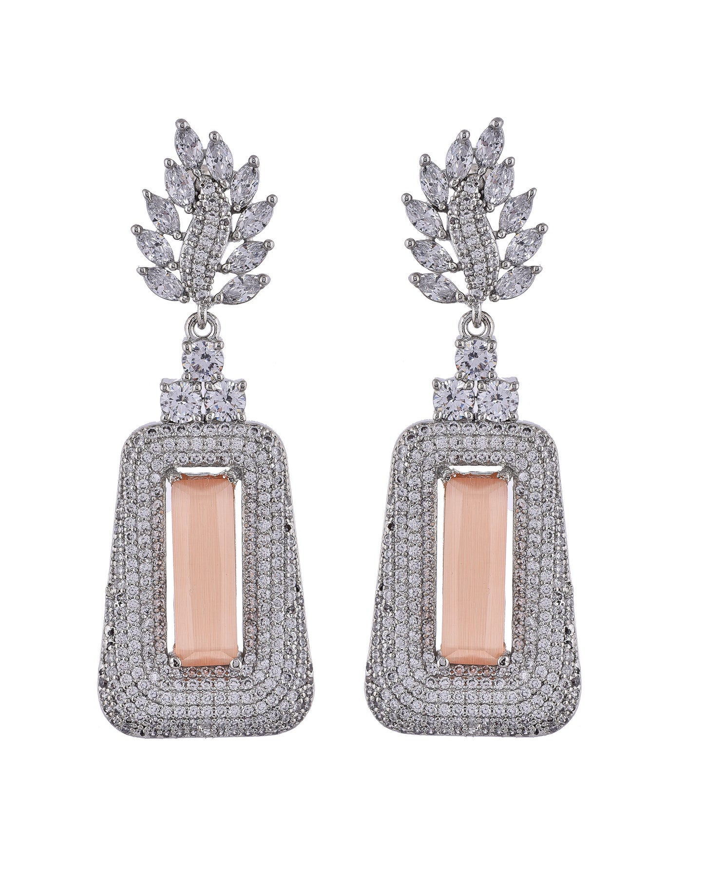 CORAL AD BIANCA EARRING