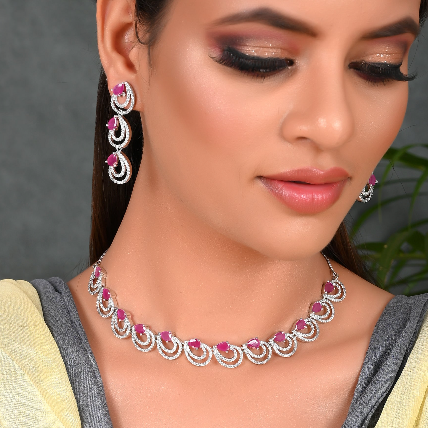 PINK AD CHAITRA SET