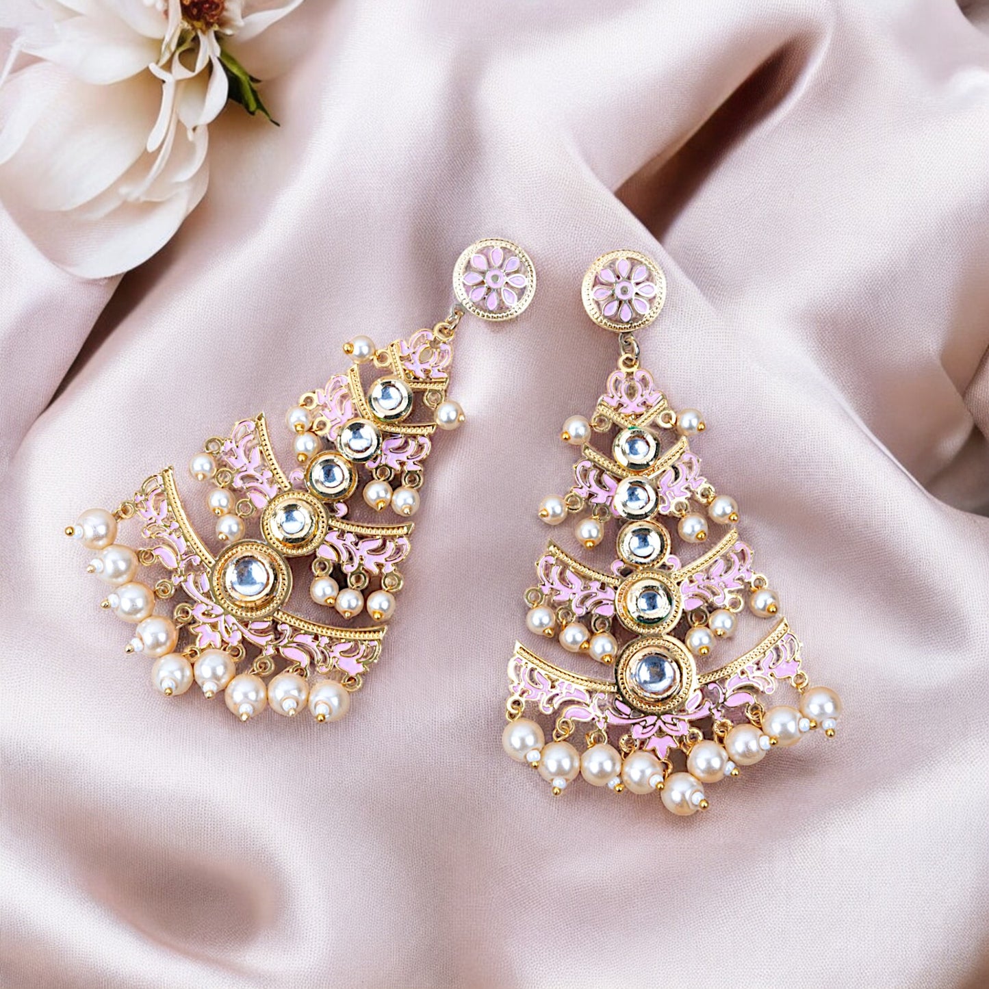 BLUSH MADHAVI EARRING