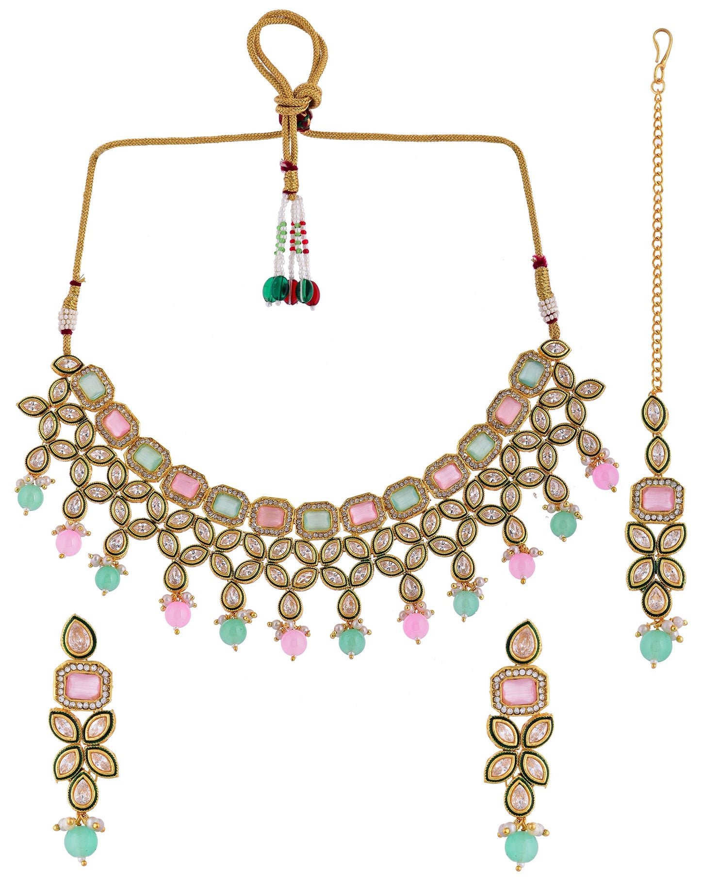 KUNDAN JAYNE NECKLACE FULL SET