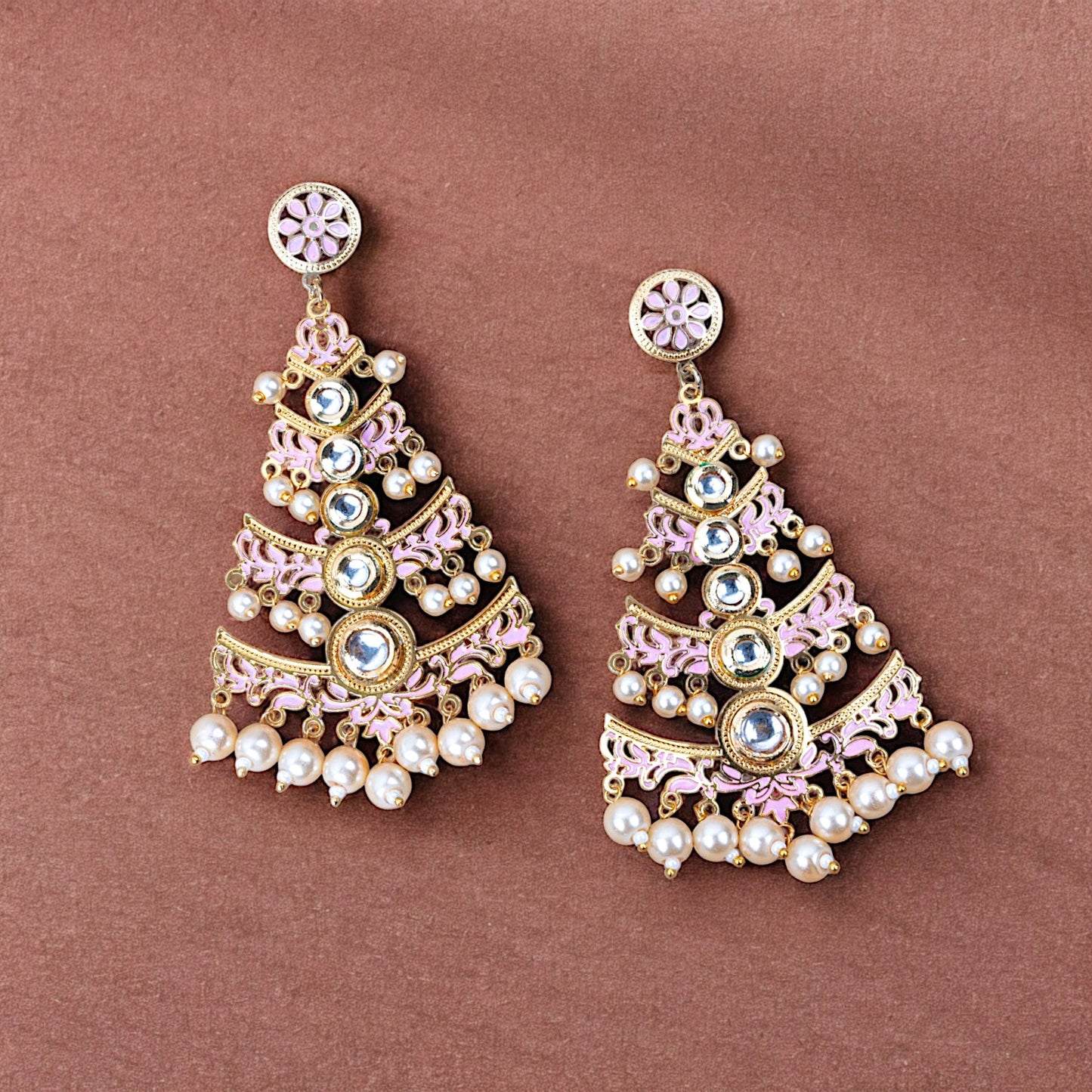 BLUSH MADHAVI EARRING