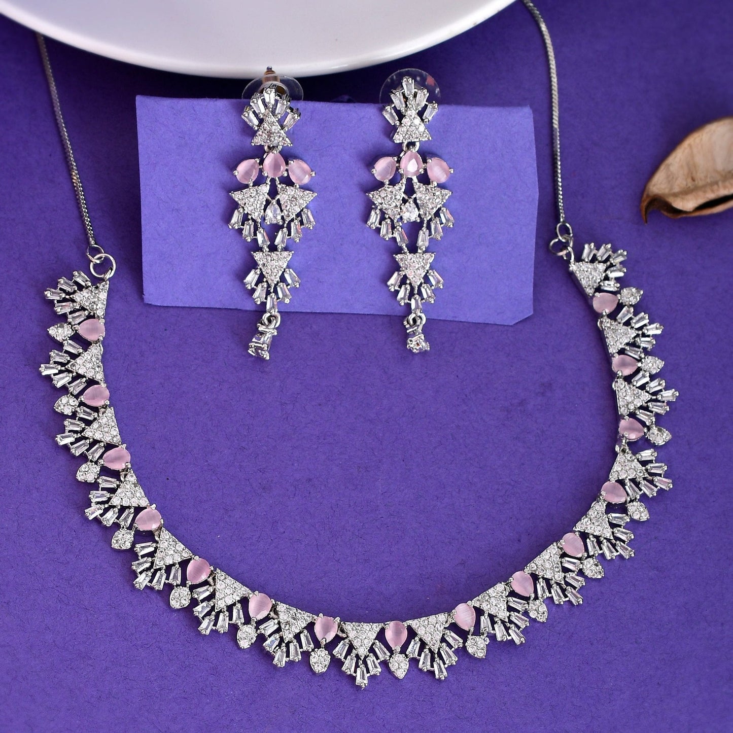 BLUSH TRIANGLE DRIP SET