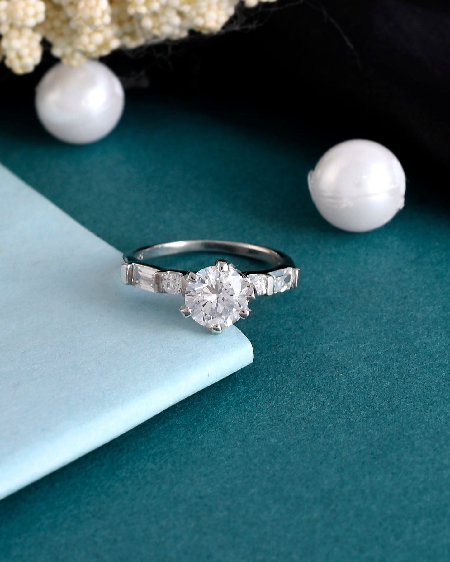 SILVER TVY MARGOT RING
