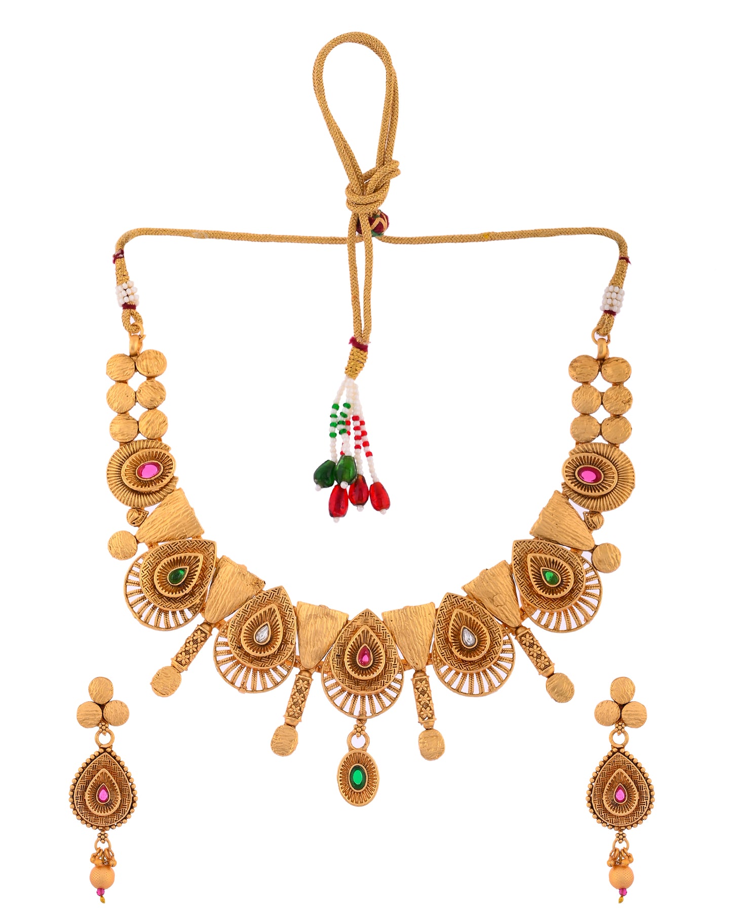 GOLDEN JANELLE NECKLACE SET