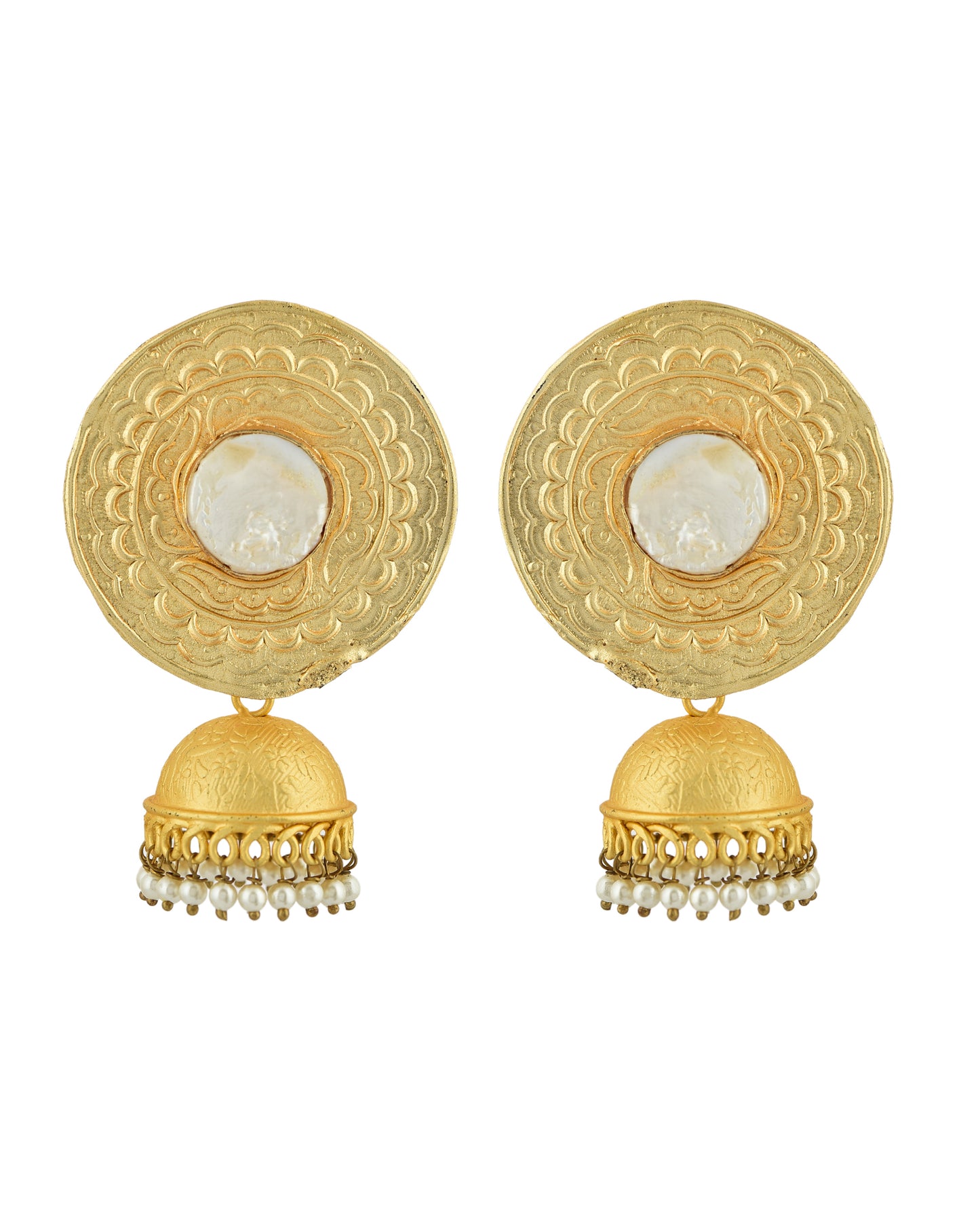 GOLDEN LAURETTA JHUMKI
