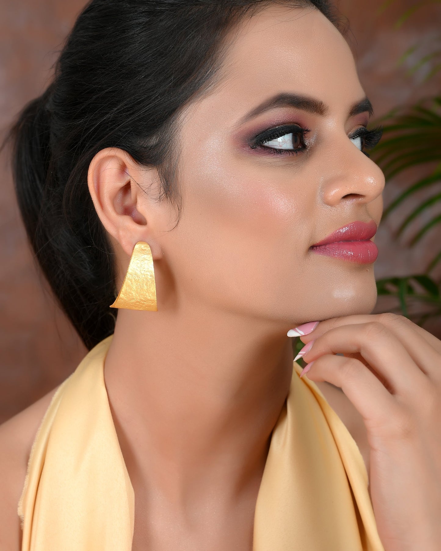 GOLDEN LEAH J EARRING