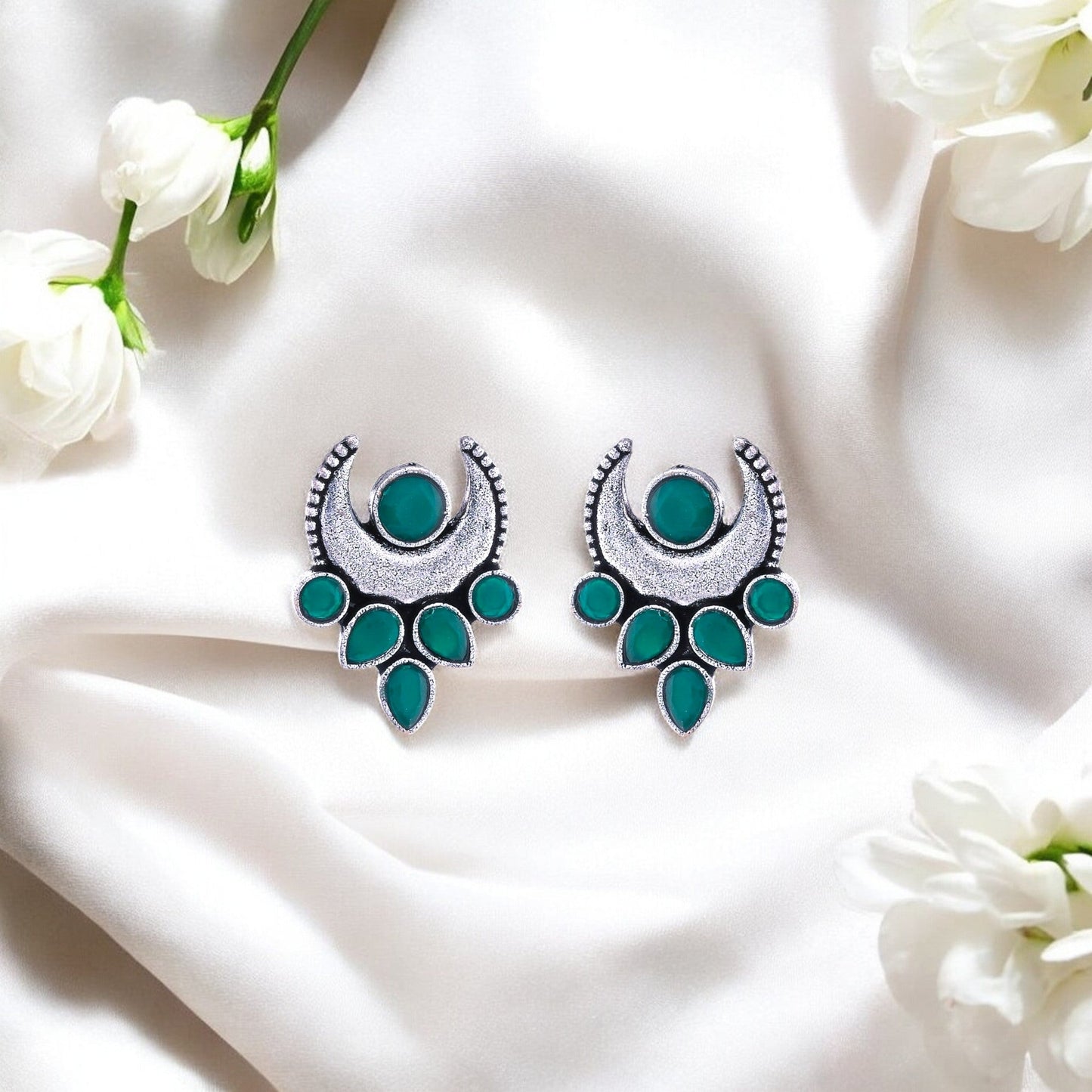 GREEN MOON STUDS