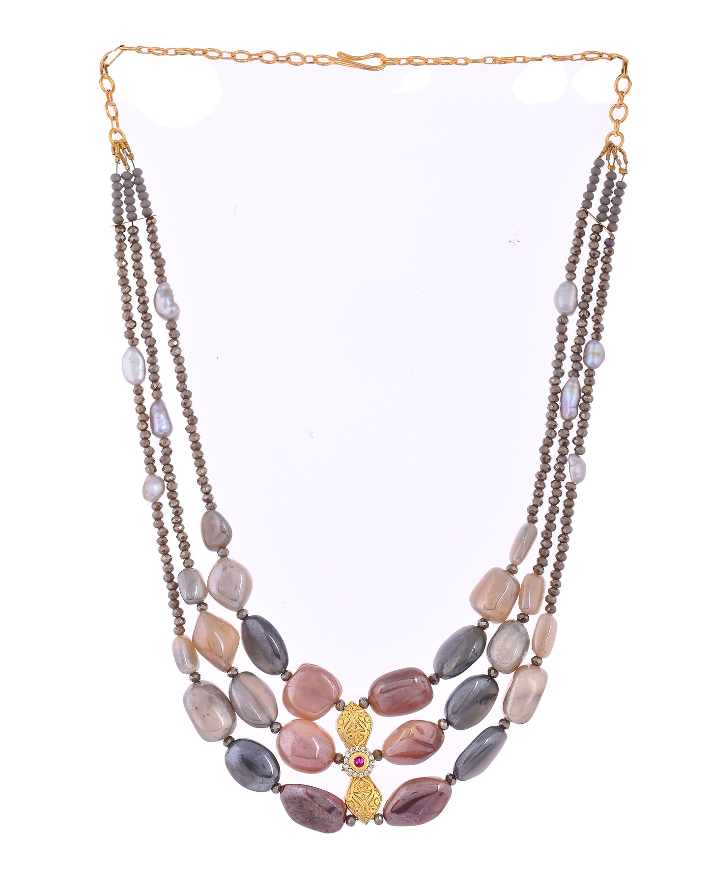 PEBBLES KIWI NECKLACE