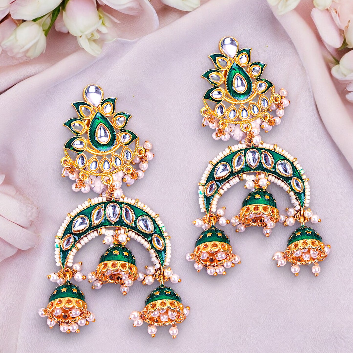 GREEN CYNTHIA EARRING