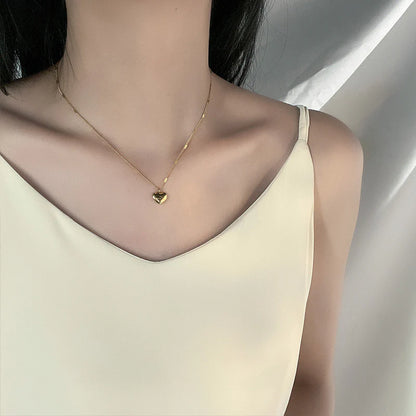 HEART RULER 18K GOLD PLATED NECKLACE