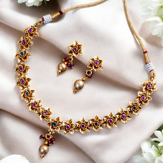 PINKGREEN JANE NECKLACE SET