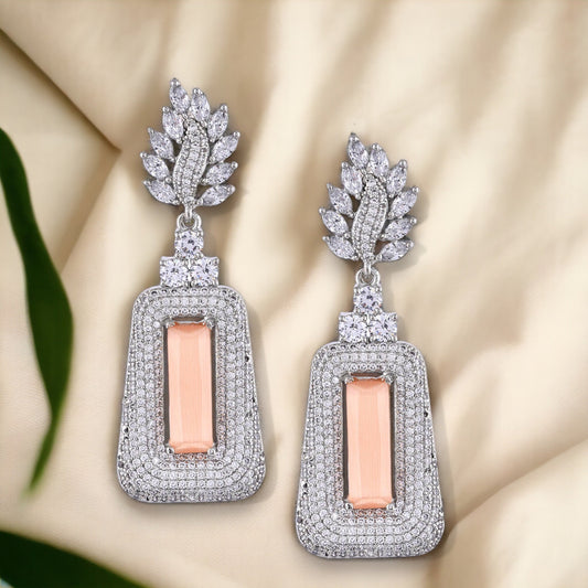CORAL AD BIANCA EARRING
