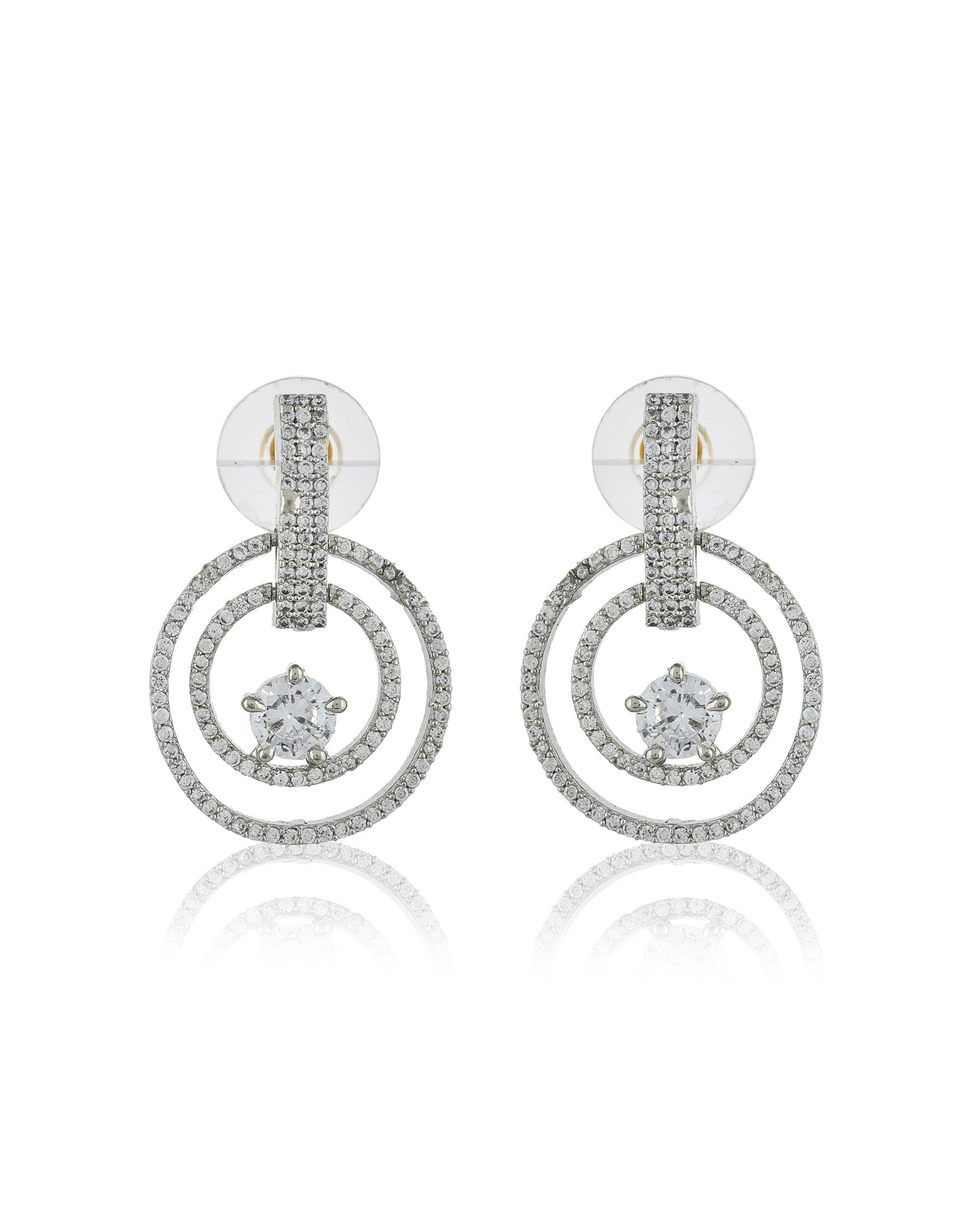 AD DOUBLE LOOP EARRING