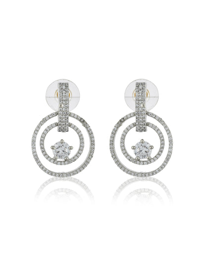 AD DOUBLE LOOP EARRING