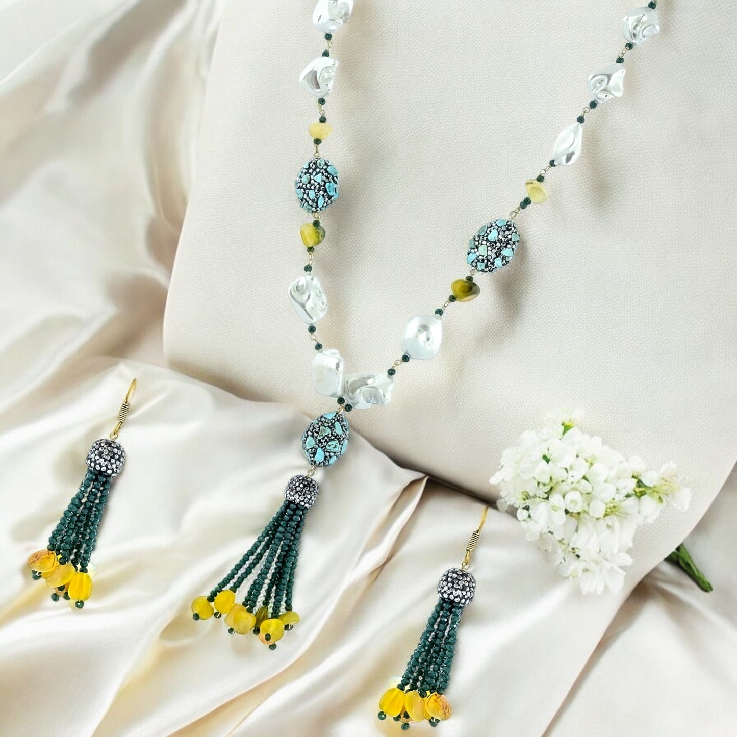 ANGEL BAROQUE NECKLACE SET