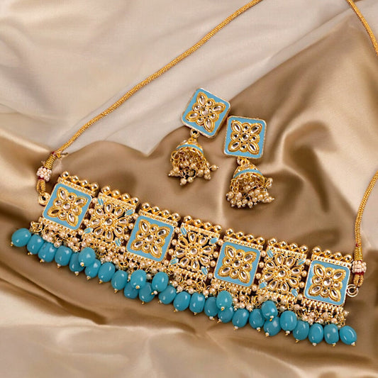 Aqua Arunima Choker