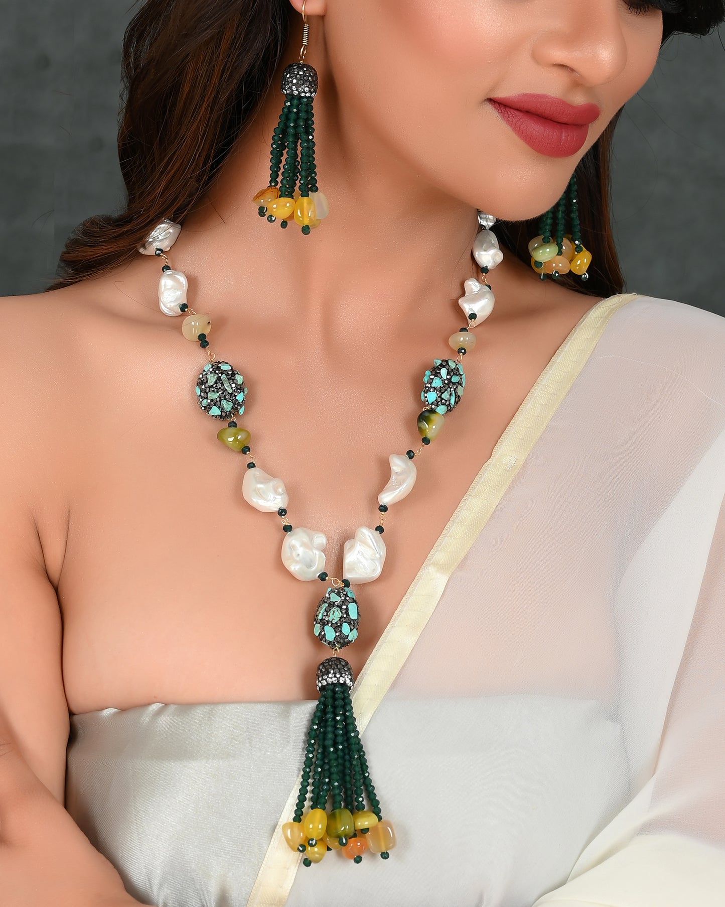 ANGEL BAROQUE NECKLACE SET