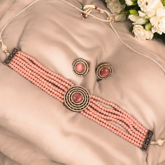 BLUSH BETSY NECKLACE SET