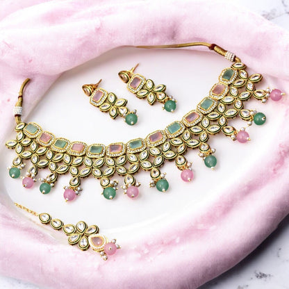 KUNDAN JAYNE NECKLACE FULL SET