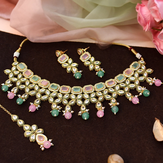 KUNDAN JAYNE NECKLACE FULL SET