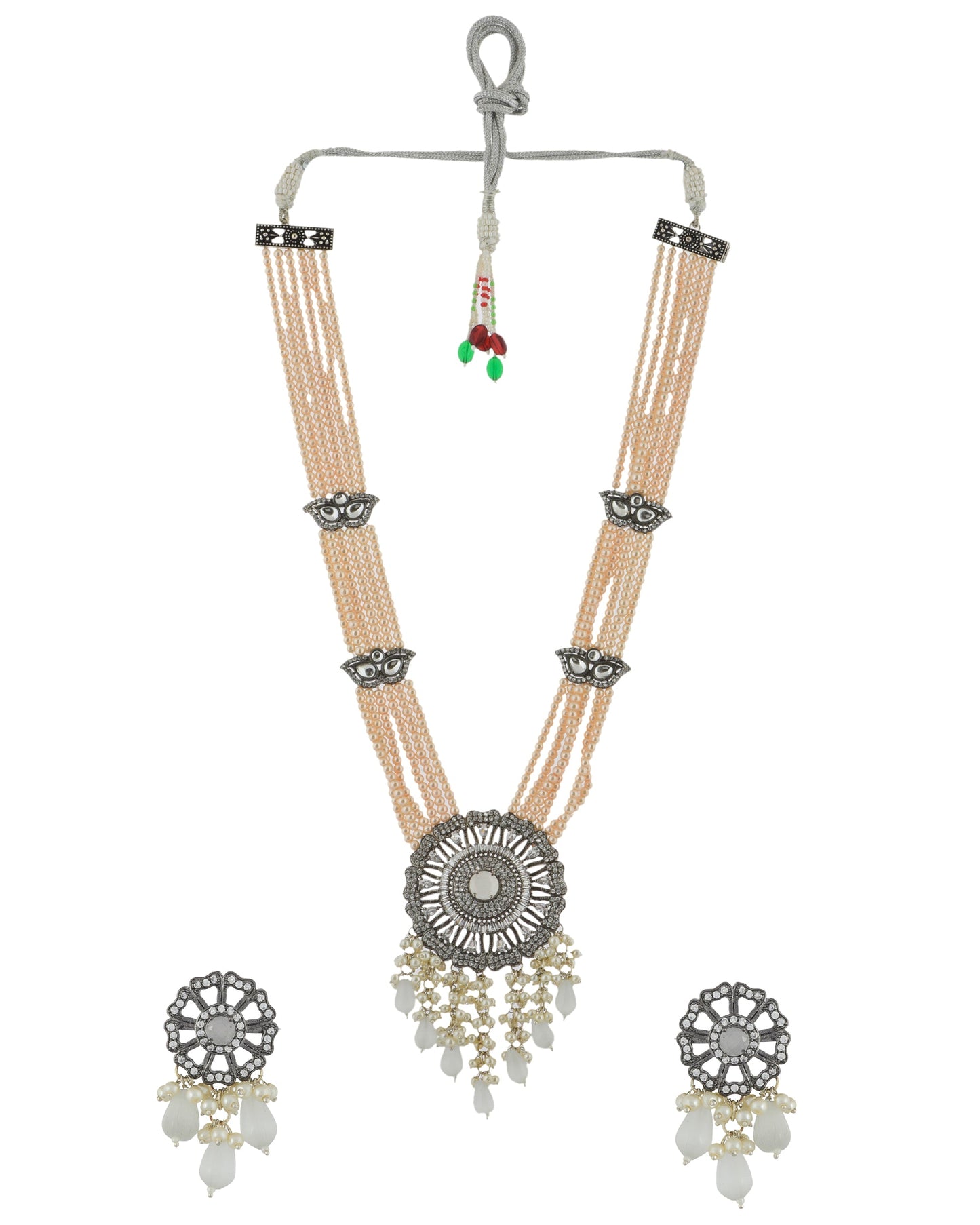 CREAM ARINA NECKLACE SET