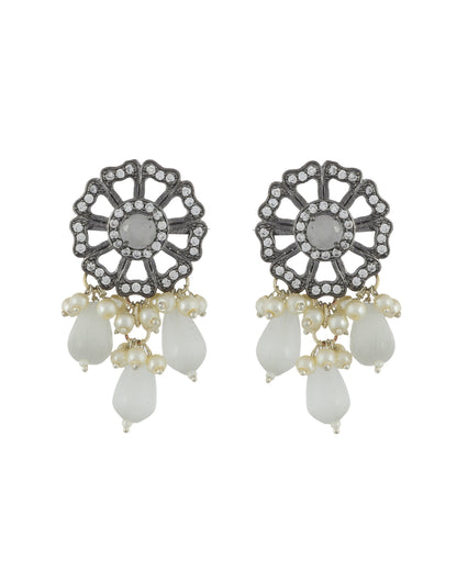 CREAM ARINA NECKLACE SET