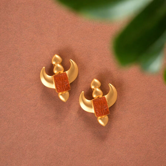 CORAL KYRA EARRING