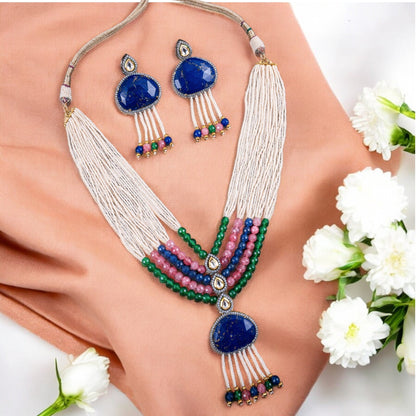 CORAL PEARL VENUS NECKLACE SET