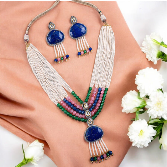 CORAL PEARL VENUS NECKLACE SET