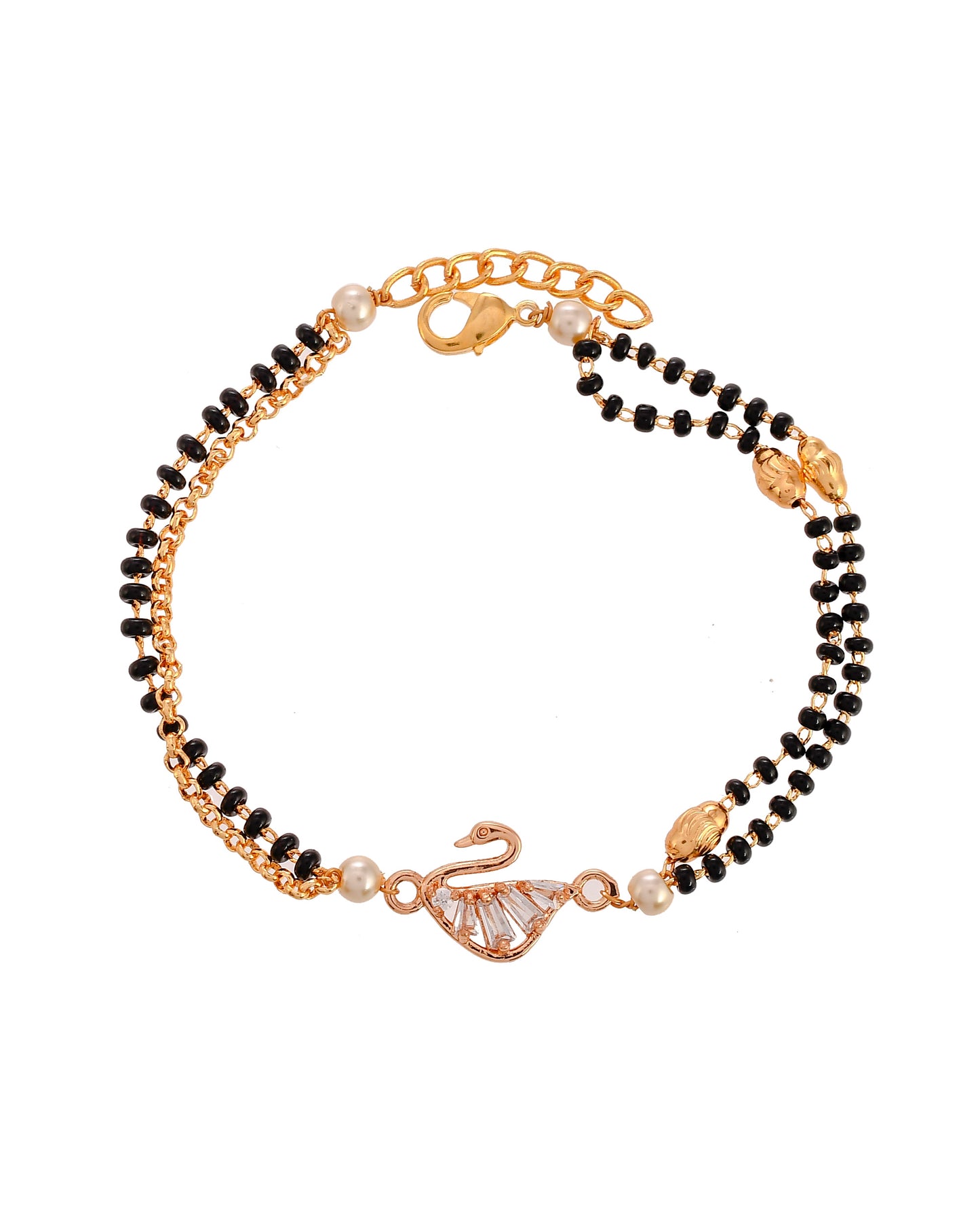 SWAN MANGALSUTRA BRACELET