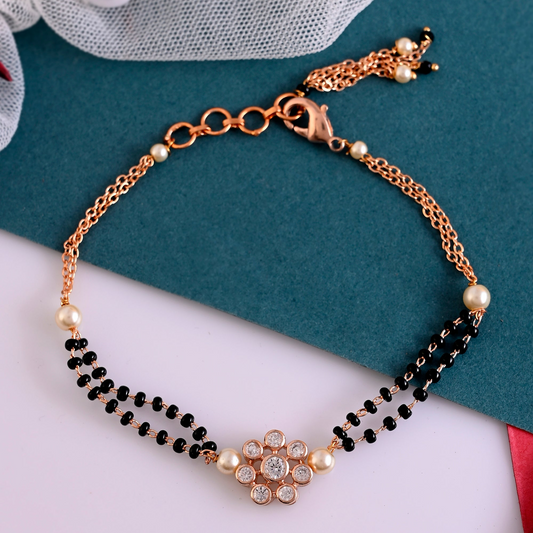 FLOWER MANGALSUTRA BRACELET