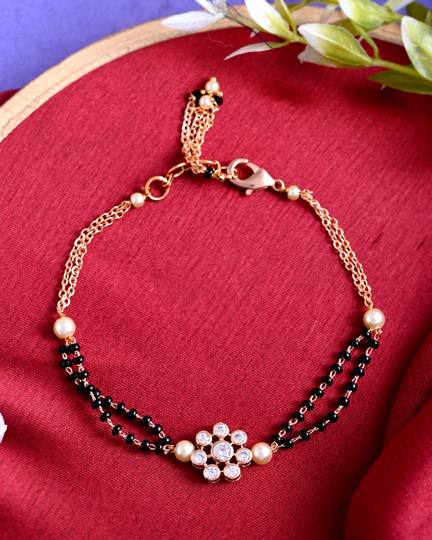 FLOWER MANGALSUTRA BRACELET