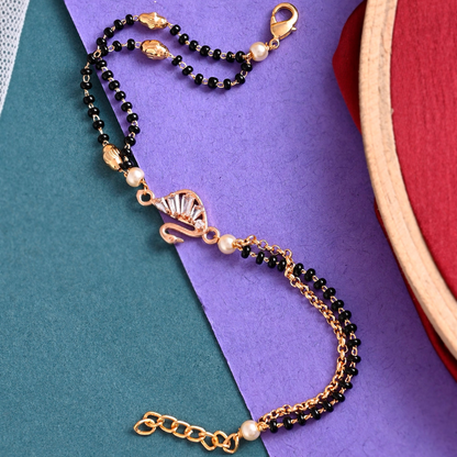SWAN MANGALSUTRA BRACELET