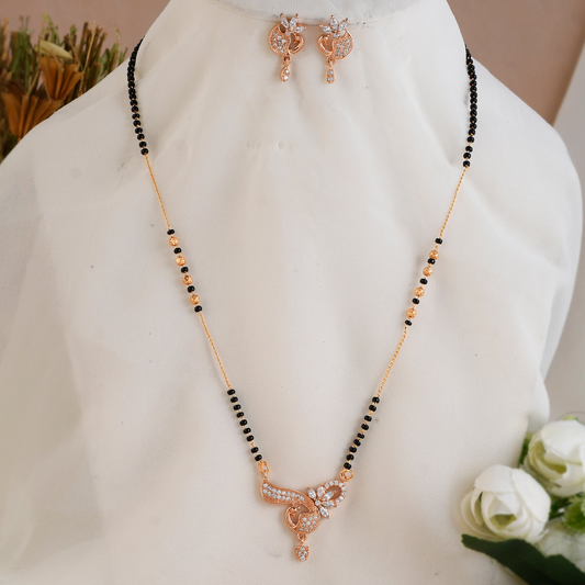AMBER MANGALSUTRA SET