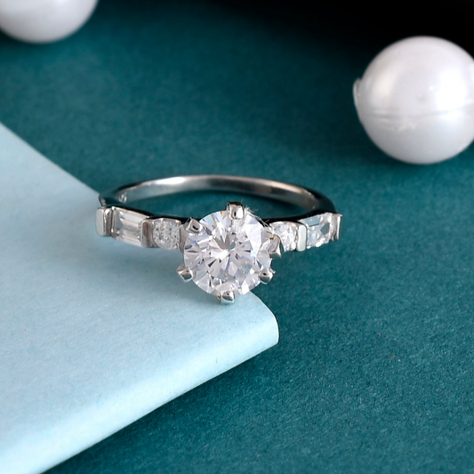 SILVER TVY MARGOT RING