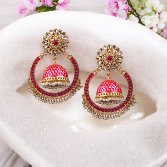 PINK SWEETI JHUMKI