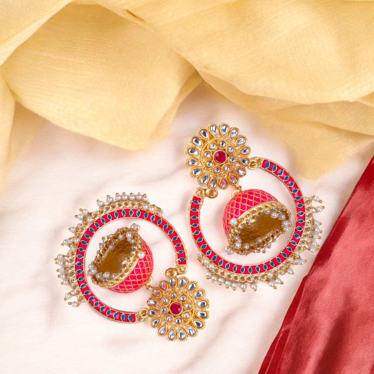 PINK SWEETI JHUMKI