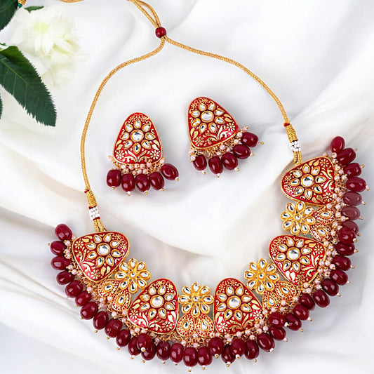 RED APARNA FULL SET