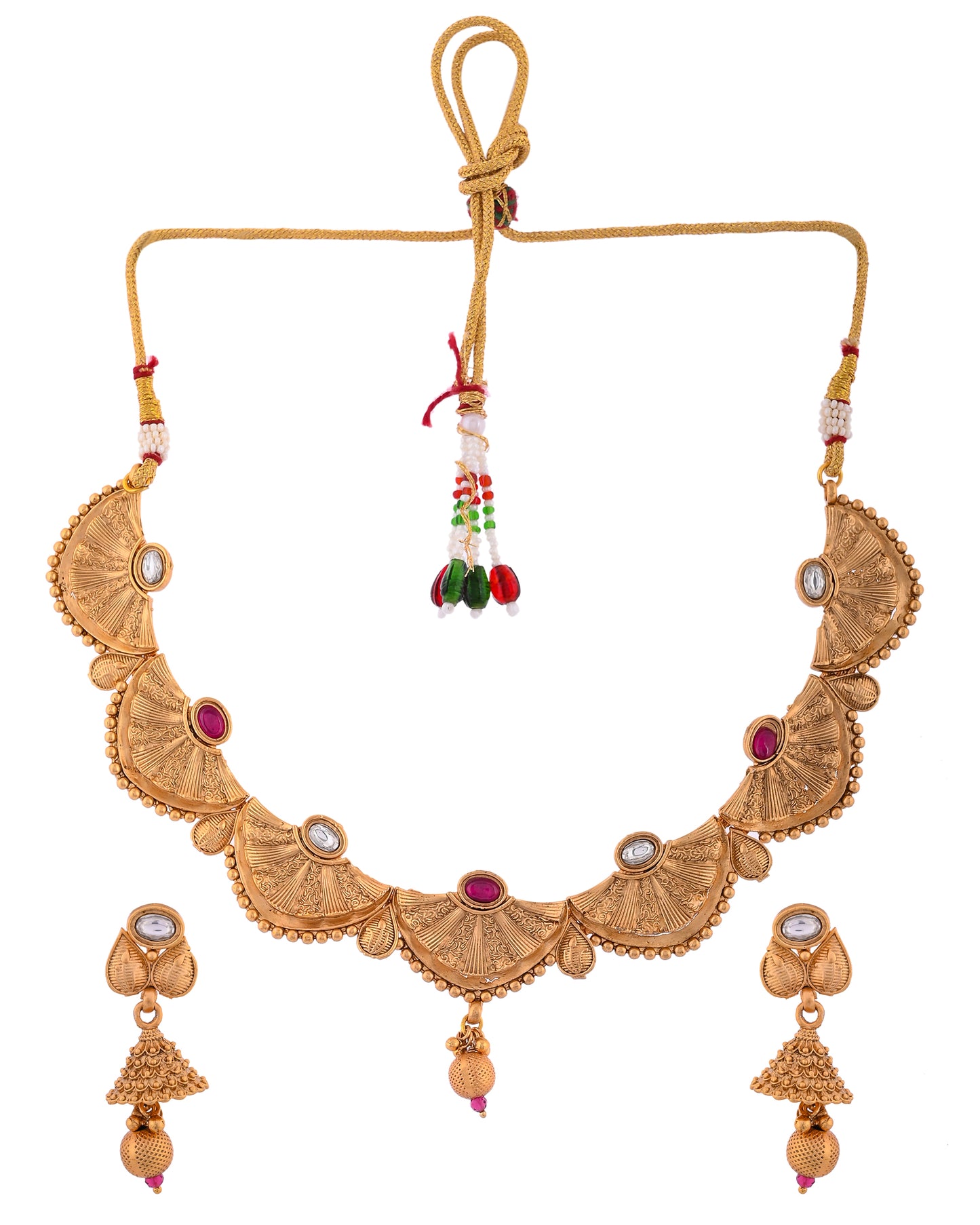 GOLDEN JACQUELINE NECKLACE SET