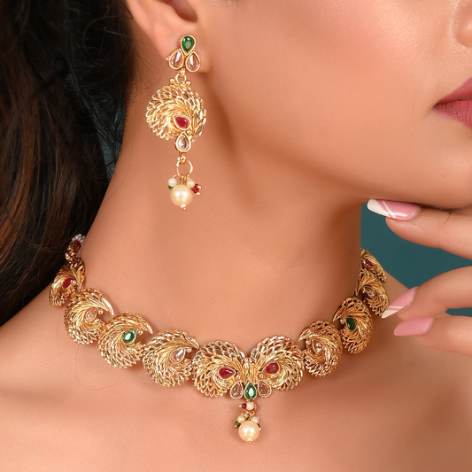 GOLDEN JEMMA NECKLACE SET