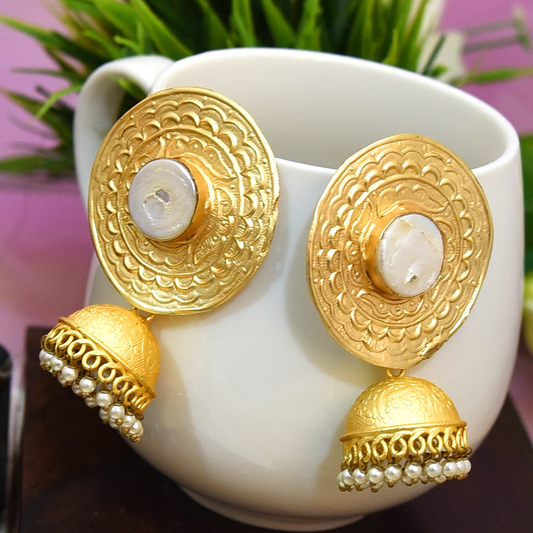 GOLDEN LAURETTA JHUMKI