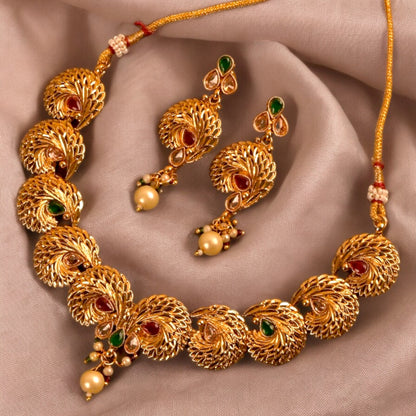GOLDEN JEMMA NECKLACE SET
