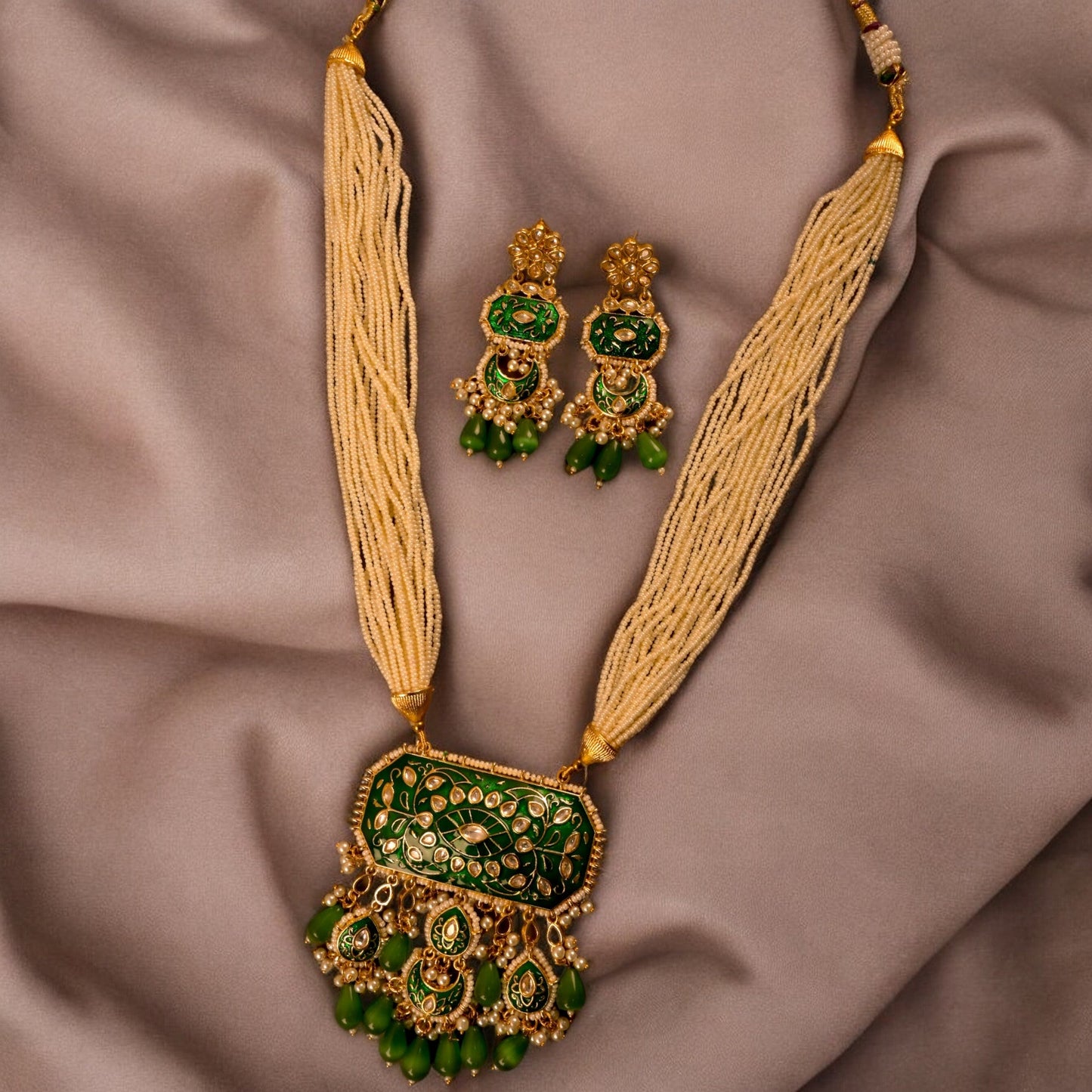 GREEN AARTI SET