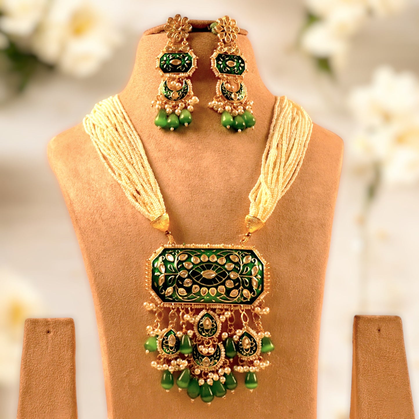 GREEN AARTI SET