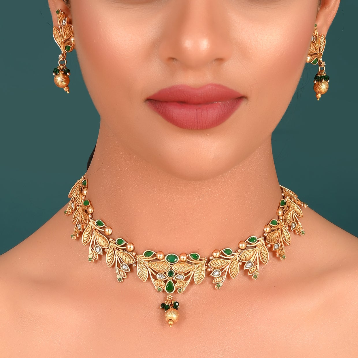 GREENGOLDEN JERRY NECKLACE SET