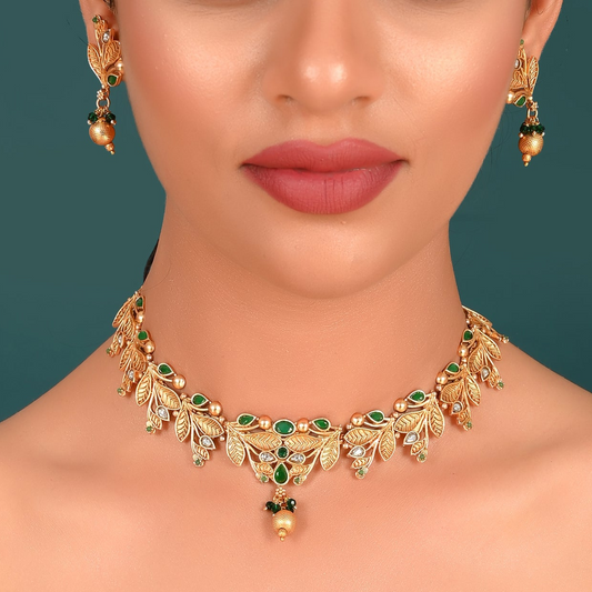 GREENGOLDEN JERRY NECKLACE SET