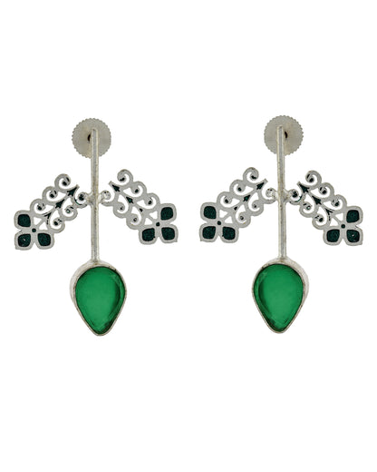 GREEN MANAS EARRING