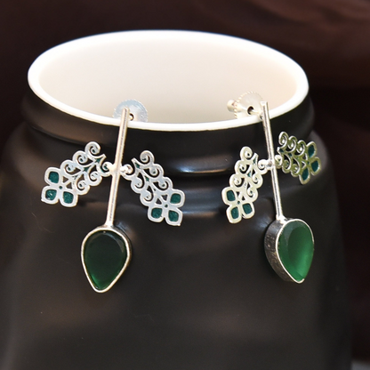 GREEN MANAS EARRING