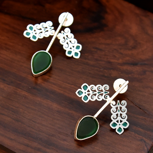 GREEN MANAS EARRING